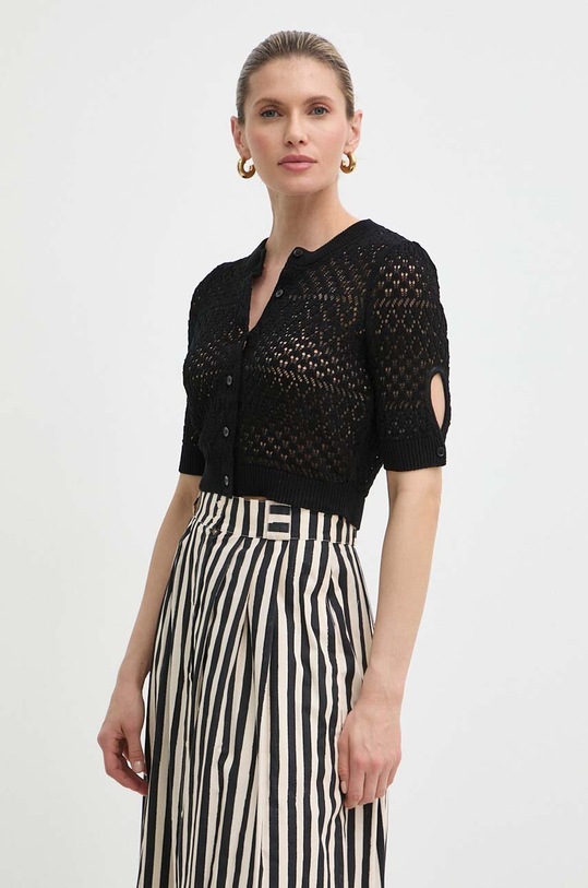 MAX&Co. kardigan bawełniany bawełna czarny 2416371014200