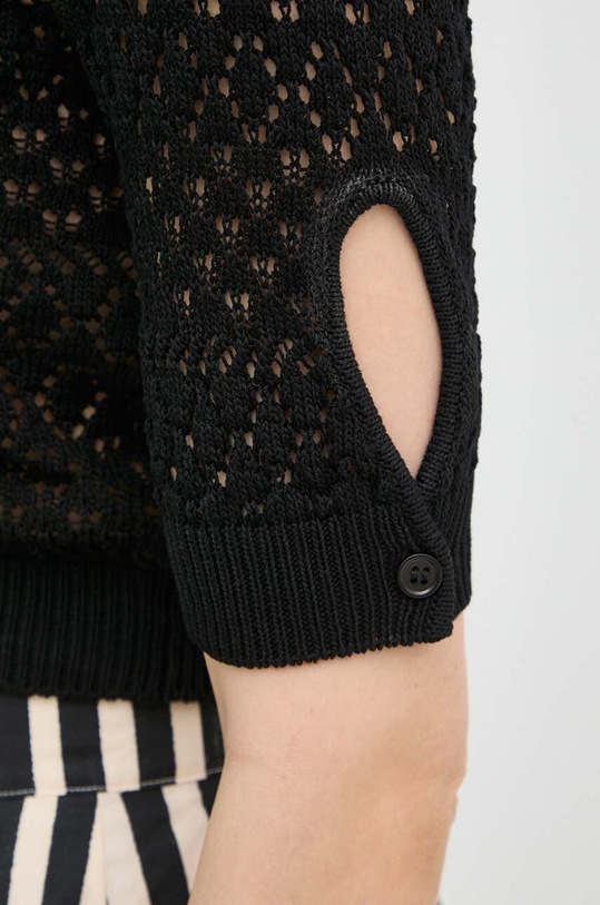 MAX&Co. kardigan bawełniany 2416371014200 czarny