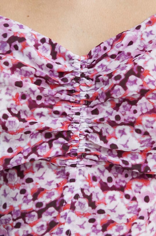 IRO bluzka z domieszką jedwabiu WM16NUNILA multicolor