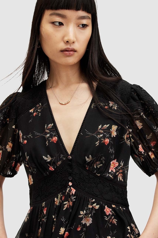 AllSaints bluza DINAH WM546Z negru SS24