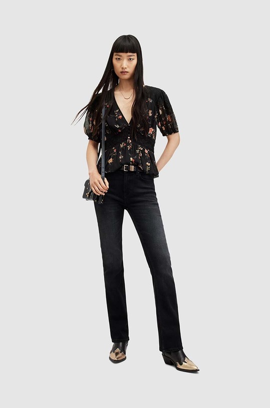 AllSaints bluza DINAH WM546Z negru