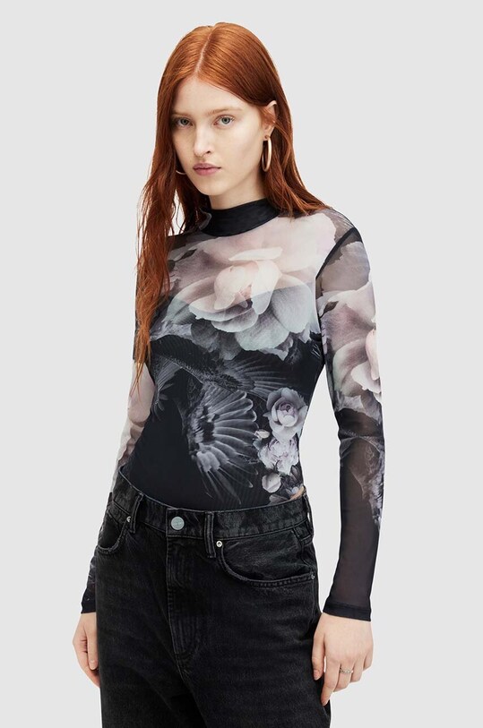 AllSaints bluza ELIA VALLEY WM598Z negru