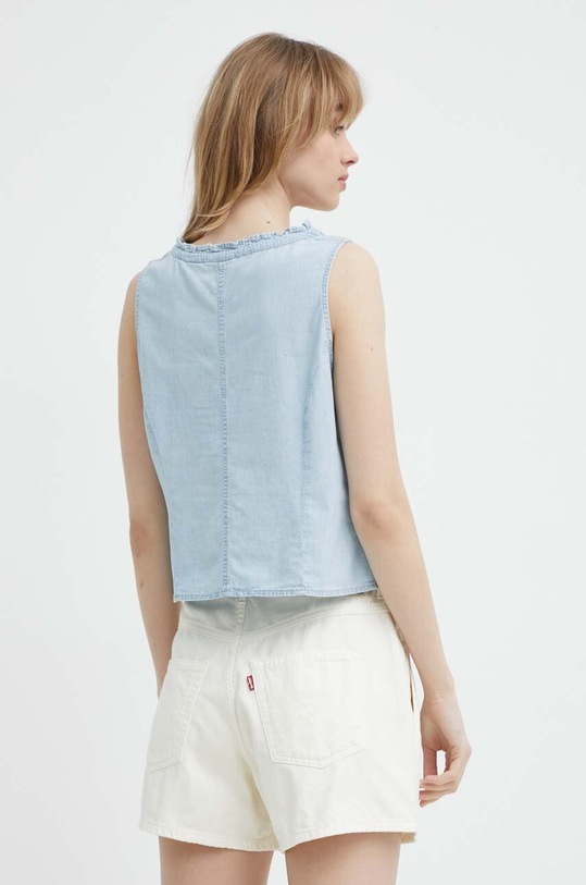 Odzież Levi's top bawełniany A7625 niebieski