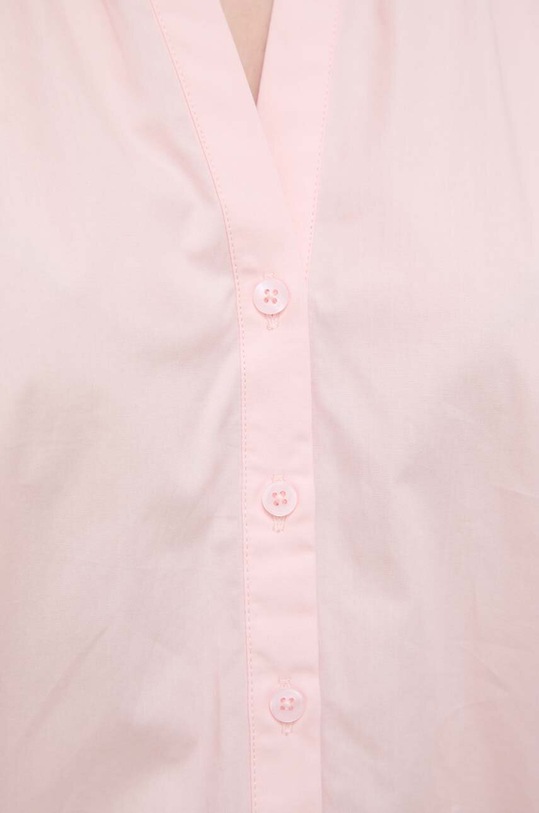 Pamučna košulja Desigual GISELLE 24SWBW12 roza