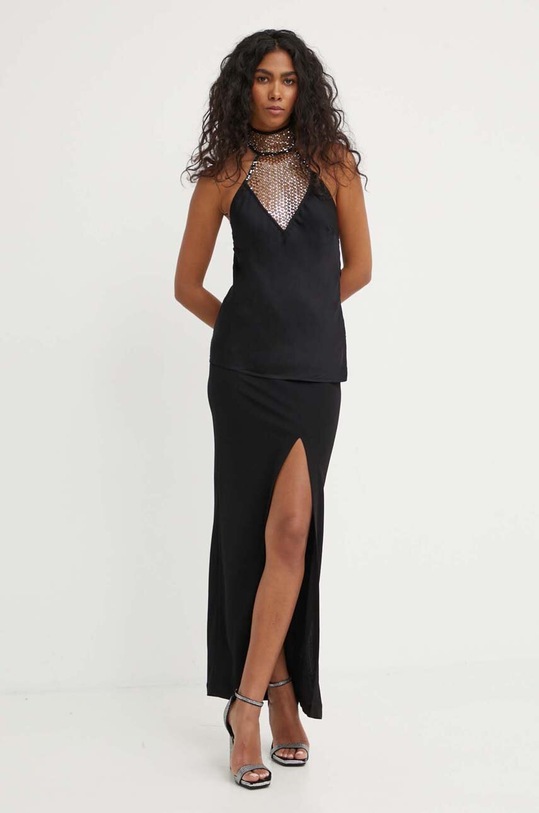 Rotate bluzka 112536100 czarny SS24