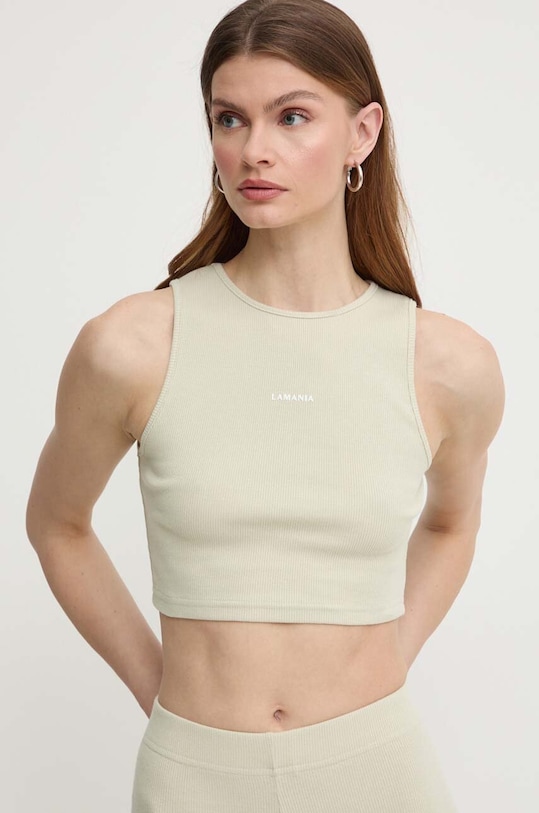 La Mania top LIU print verde LIU