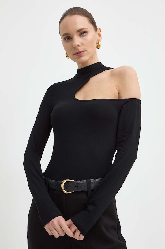 La Mania body LARA z elastanem czarny LARA.