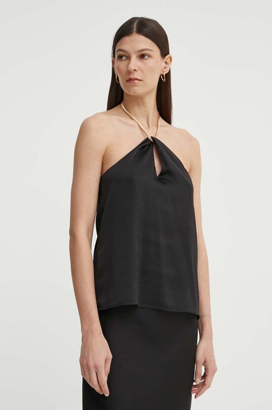 Bruuns Bazaar top AcaciaBBElla top uni negru BBW3941