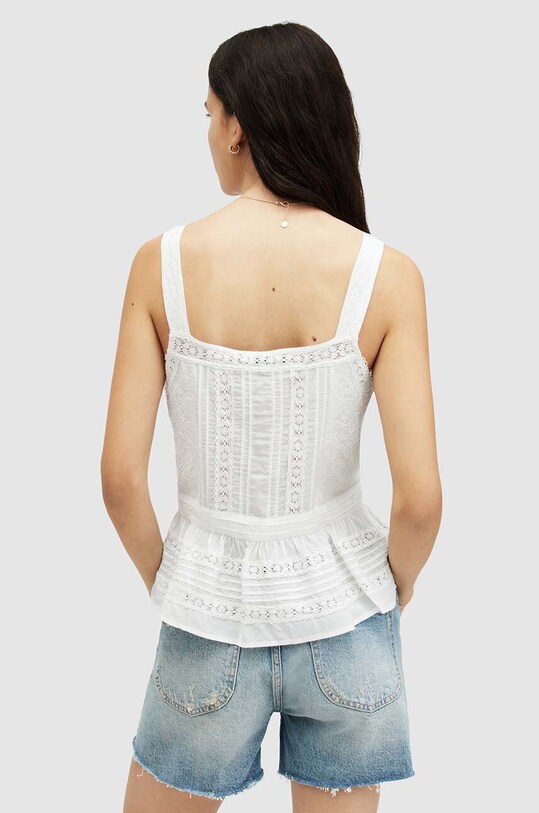 Ρούχα Μπλουζάκι AllSaints CATALINA TOP WM650Z λευκό