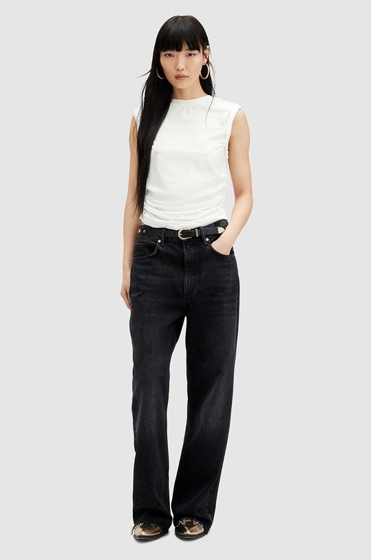 AllSaints bluzka WEST TANK WM535Z biały