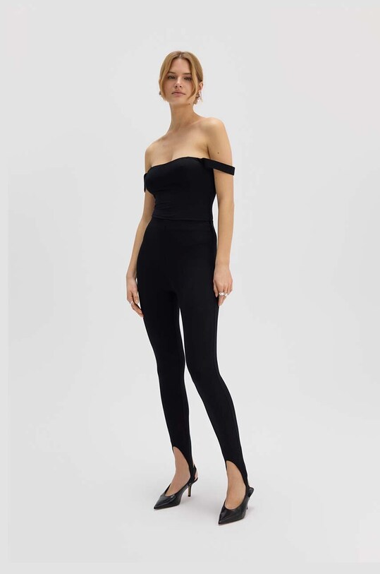 Odzież Saint Body body BARDOT BODYSUIT BLACK SB.548 czarny