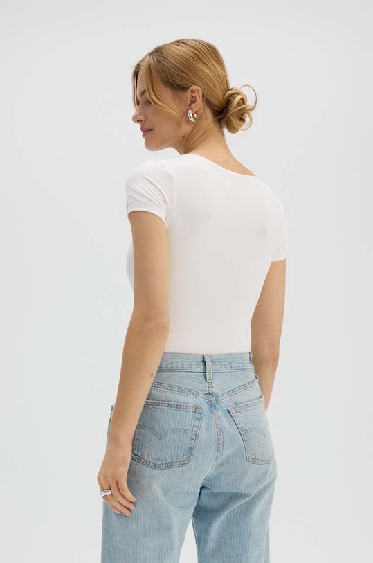 Saint Body body SCOOP NECK BODYSUIT ECRU SB.523 alb SS24