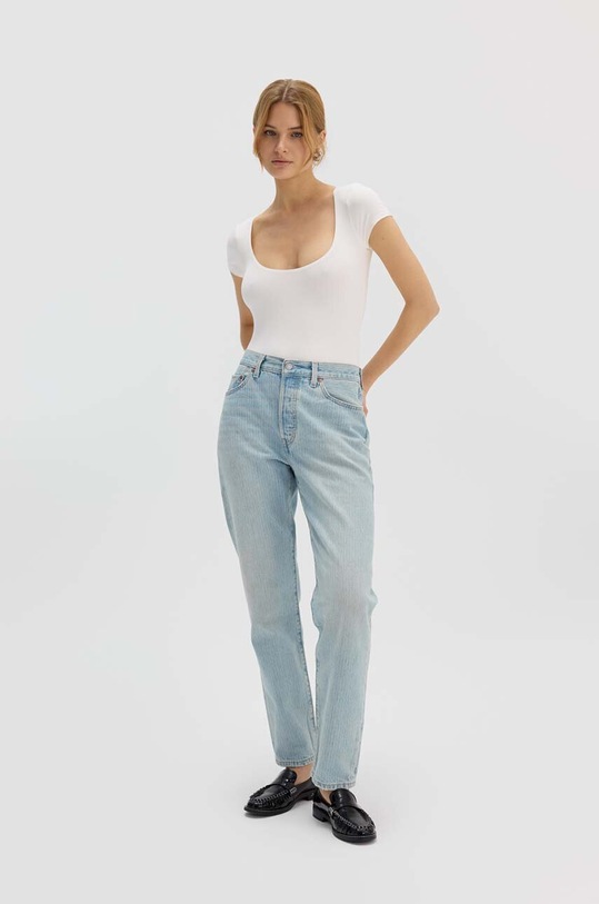 Saint Body body SCOOP NECK BODYSUIT ECRU alb SB.523