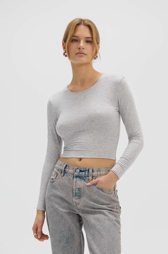 Halenka Saint Body CROP TOP GREY směs šedá SB.531