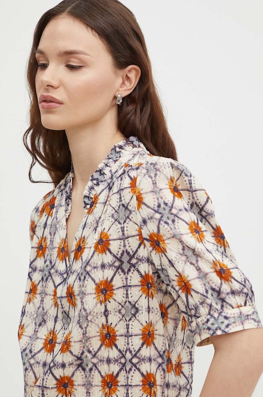 La Petite Française camicetta in cotone BETON multicolore PFBETON