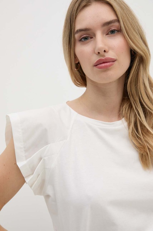 Sisley pamut póló bézs 33D6L106C