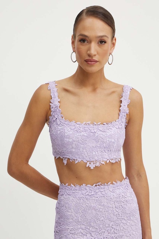 Bardot top NICO casual fioletowy 59421TB