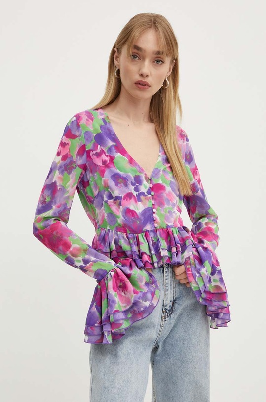 Rotate camasa LIGHT LONGSLEEVE TOP cu modele multicolor 1129042991