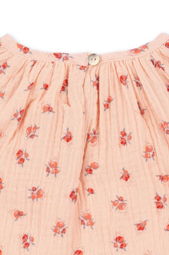 Дитяча бавовняна блузка Konges Sløjd KS100199 рожевий