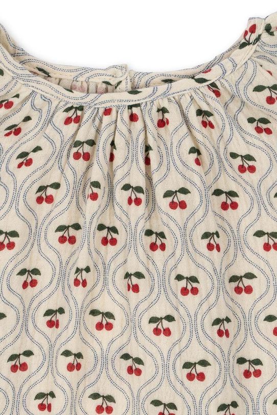 Konges Sløjd bluza de bumbac pentru copii albastru KS100199