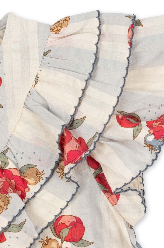 Detská bavlnená blúzka Konges Sløjd červená KS100330