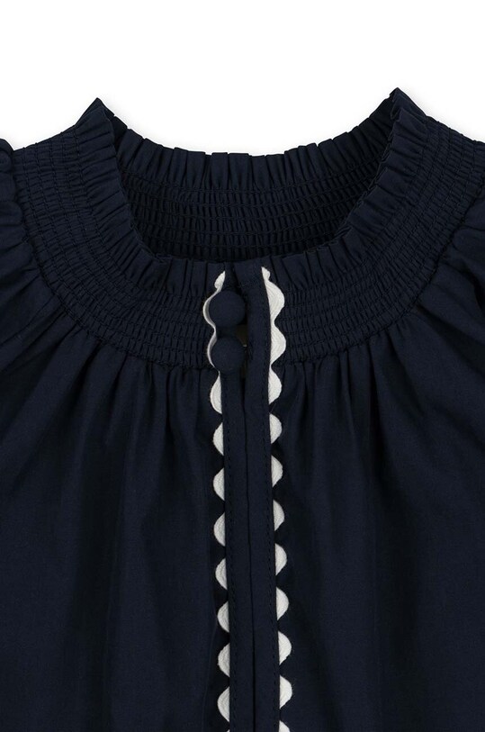 Fete Konges Sløjd bluza de bumbac pentru copii KS100422 bleumarin