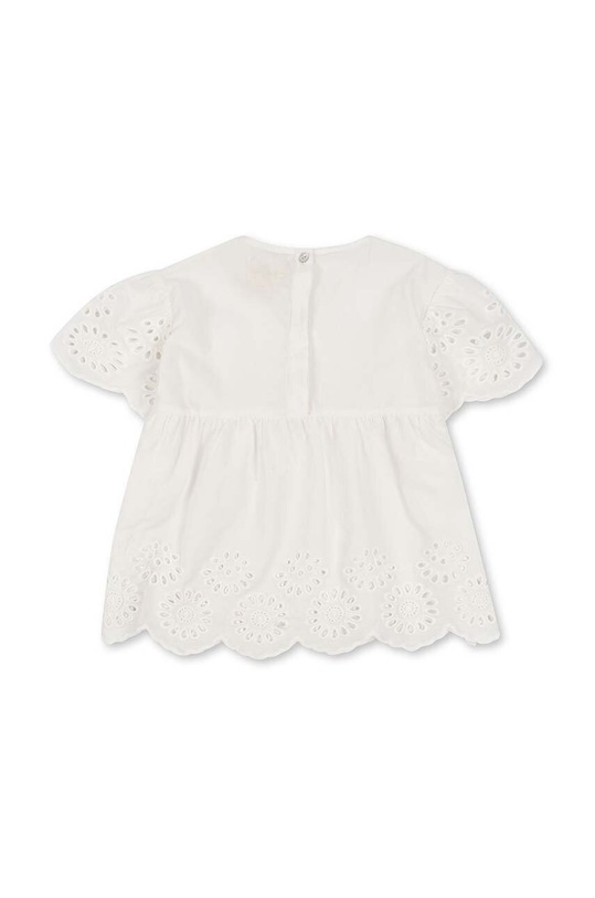 Дівчинка Дитяча бавовняна блузка Konges Sløjd KS100439 білий