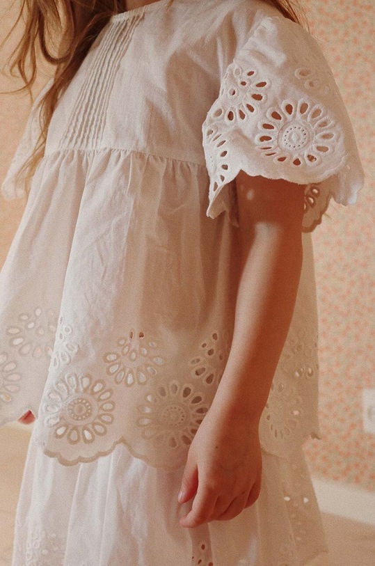 Дитяча бавовняна блузка Konges Sløjd KS100439