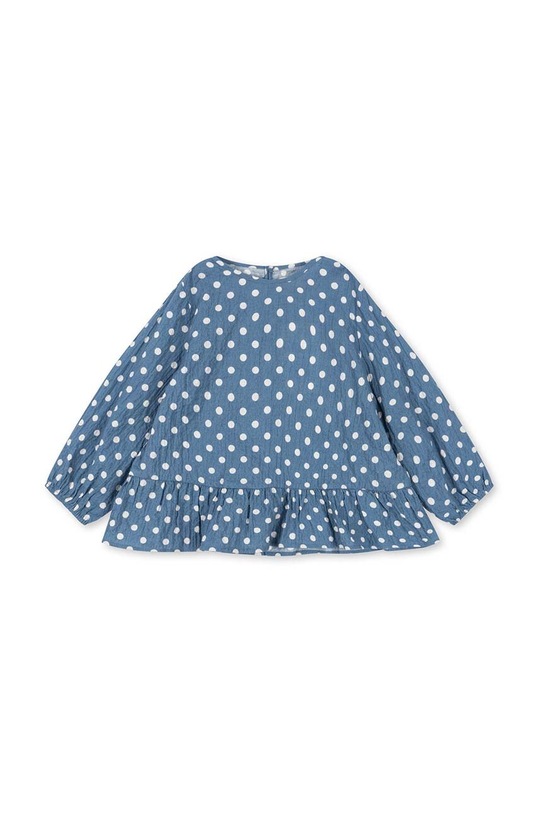 Konges Sløjd bluza de bumbac pentru copii KS100562 albastru SS24