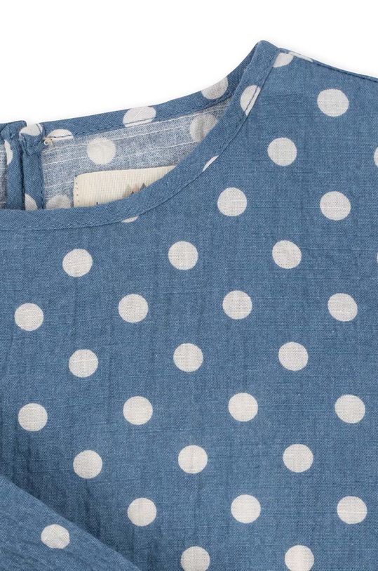 Konges Sløjd bluza de bumbac pentru copii albastru KS100562