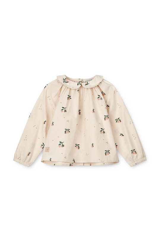 Dětská bavlněná halenka Liewood Rhea Printed Top dlouhý růžová LW19037