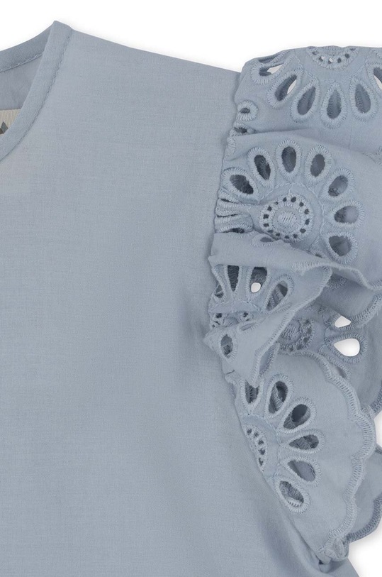 Παιδική βαμβακερή μπλούζα Konges Sløjd μπλε KS101021