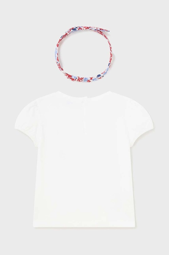 Mayoral bluzka niemowlęca 1007.4G.Baby.PPYH biały SS24