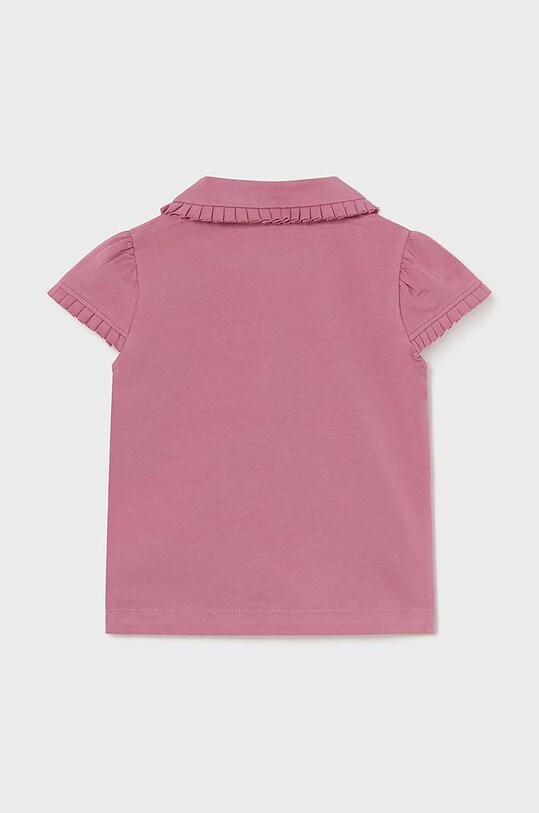 Mayoral tricou polo pentru copii 1101.4F.Baby.PPYH roz SS24