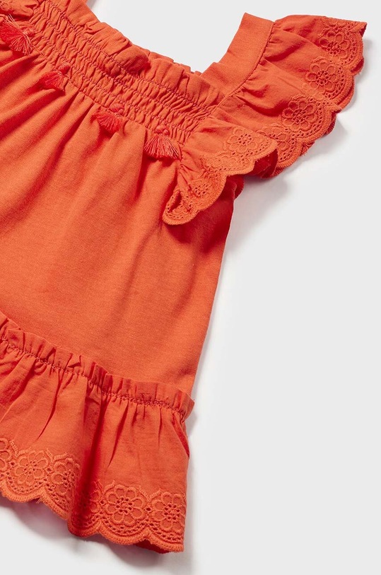 Fete Mayoral bluza bebe 1197.4H.Baby.PPYH portocaliu