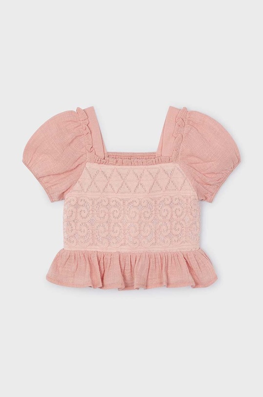 Mayoral bluzka dziecięca casual beżowy 3175.6D.Mini.PPYH
