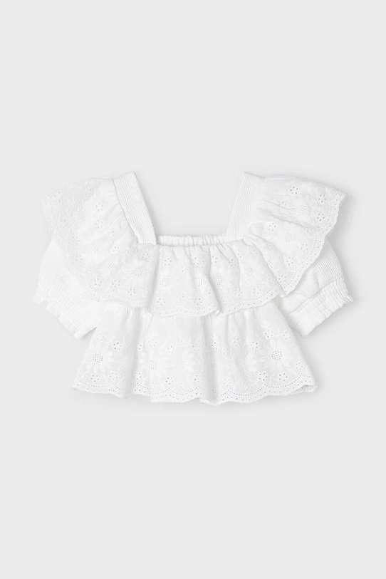 Dječja bluza Mayoral 3178.6F.Mini.PPYH bijela SS24