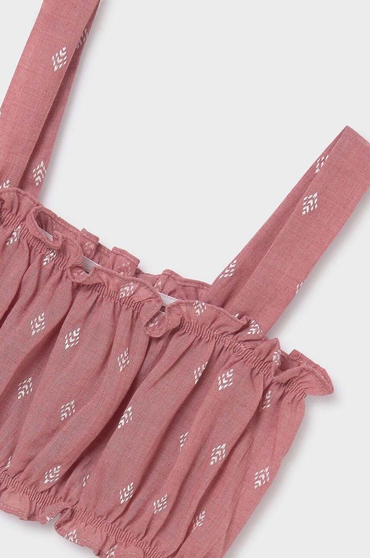 Mayoral top + koszula dziecięca różowy 6105.8D.Junior.PPYH