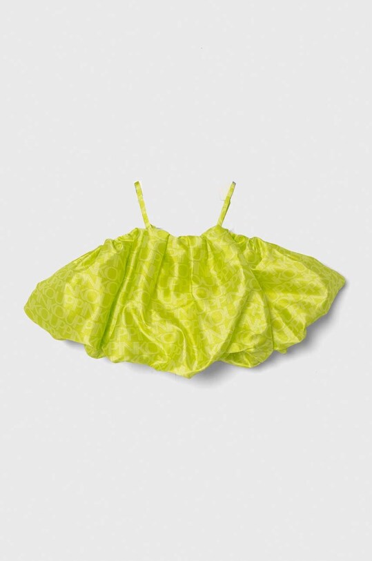 Pinko Up bluza copii S4PIJGTO091 verde SS24