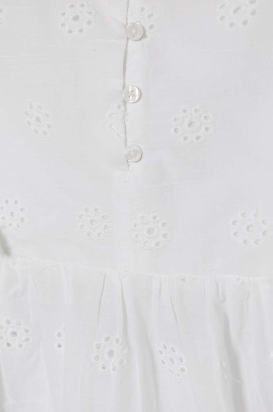 Дівчинка Дитяча бавовняна блузка Pepe Jeans OMAIRA PG301676 білий