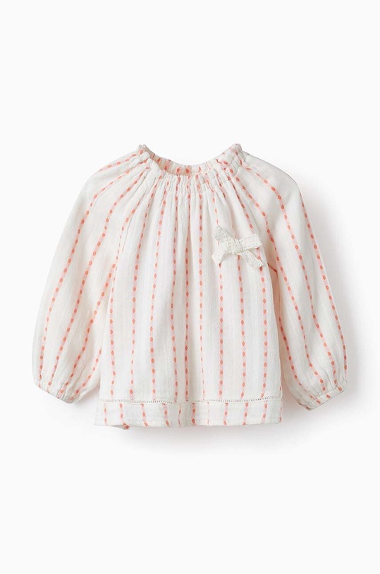 zippy bluza din bumbac pentru bebelusi cu modele bej 3105967501
