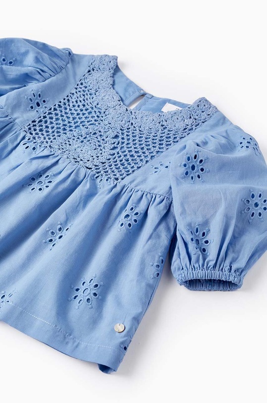 Παιδική βαμβακερή μπλούζα zippy 3105986301 μπλε