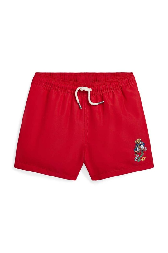 Dětské plavkové šortky Polo Ralph Lauren červená 322926419001