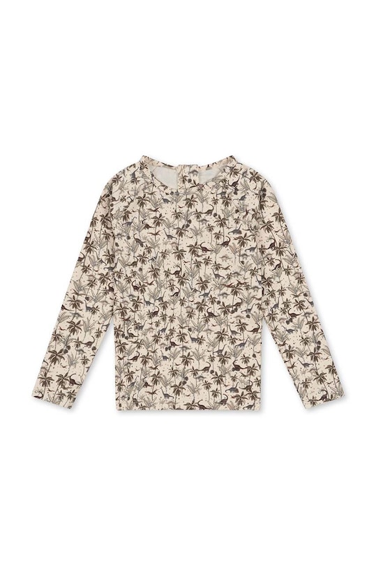 Konges Sløjd longsleeve de baie pentru copii verde KS100088