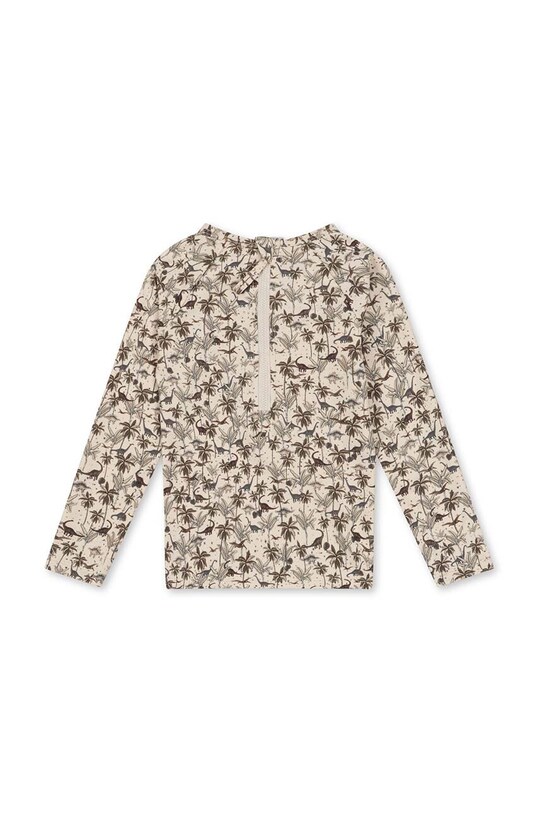 Konges Sløjd longsleeve de baie pentru copii KS100088 verde SS24