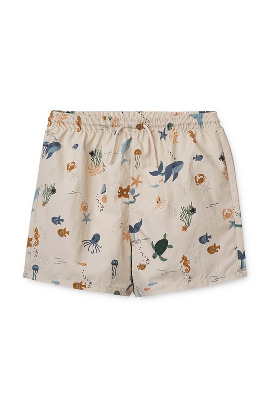 Dětské plavkové šortky Liewood Duke Printed Board Shorts Planet friendly vícebarevná LW19410