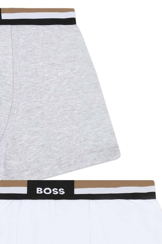 BOSS bokserki dziecięce 2-pack J50973. szary