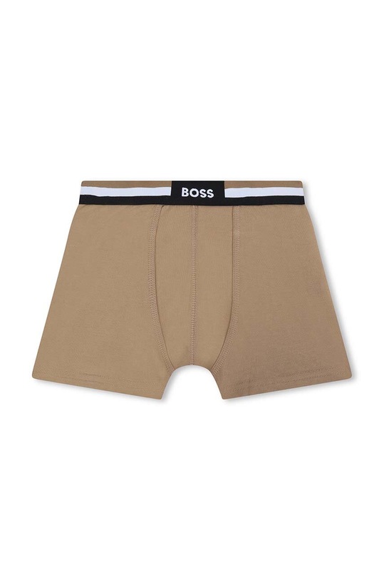Chłopiec BOSS bokserki dziecięce 2-pack J50973. czarny