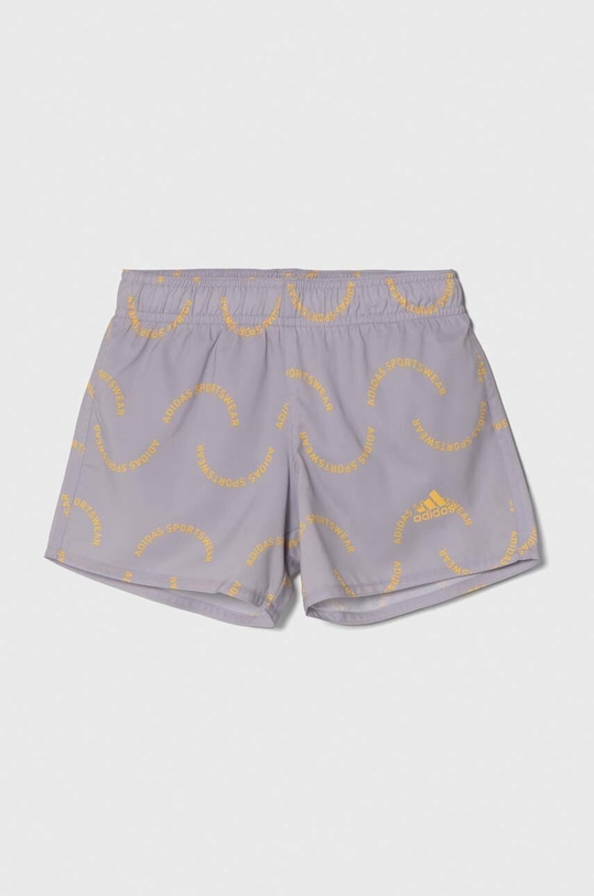 Dječje kratke hlače za kupanje adidas Performance WVE CLX SL KIDS Planet friendly ljubičasta IP1582