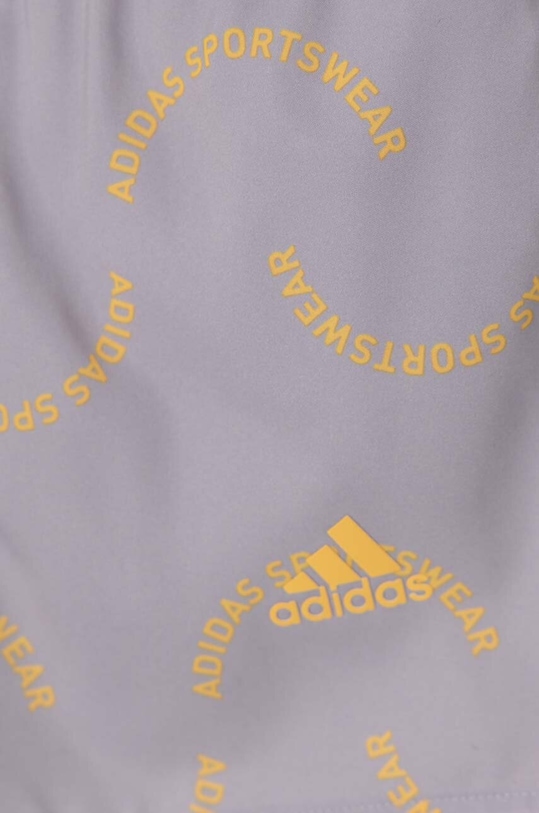 Dječaci Dječje kratke hlače za kupanje adidas Performance WVE CLX SL KIDS IP1582 ljubičasta